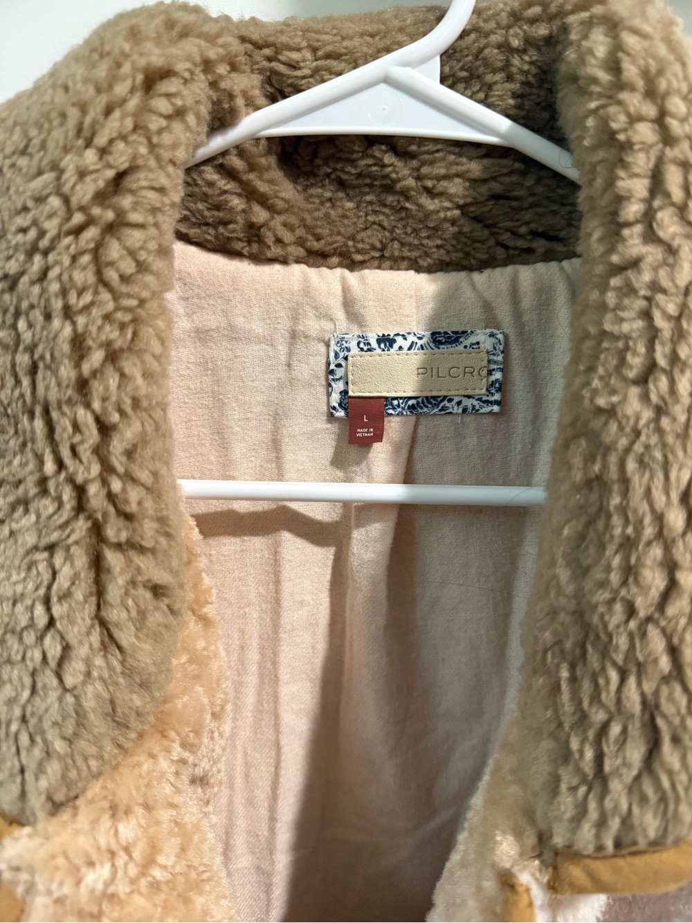 Anthropologie PILCRO Sherpa Trench Coat - Picture 3 of 3